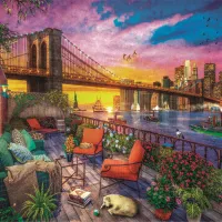 Coucher de Soleil Manhattan