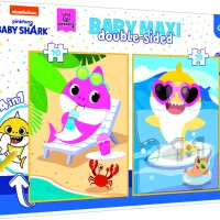 2 Puzzles - Baby Maxi Puzzle - Baby Shark