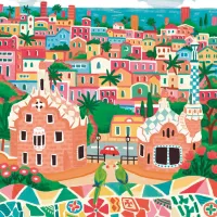 L'Art De La Couleur : Barcelone, Espagne
