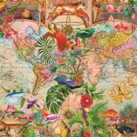 L'Heure Du Thé : Carte Du Monde Antique