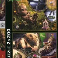 2 Puzzles - Je Suis Groot - Marvel Les Gardiens De La Galaxie