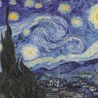 Pièces XXL - Puzzle Bois - La Nuit Étoilée - Vincent Van Gogh