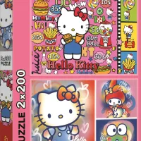 2 Puzzles - Hello Kitty Et Ses Amis - Hello Kitty