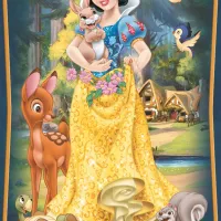 Mini Puzzle - Beautiful Princesses - Disney Princess