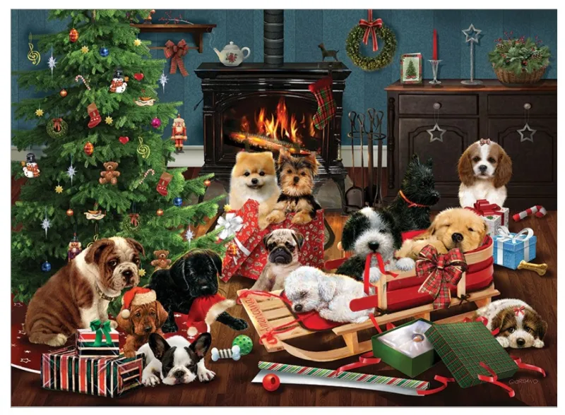 Christmas Puppies