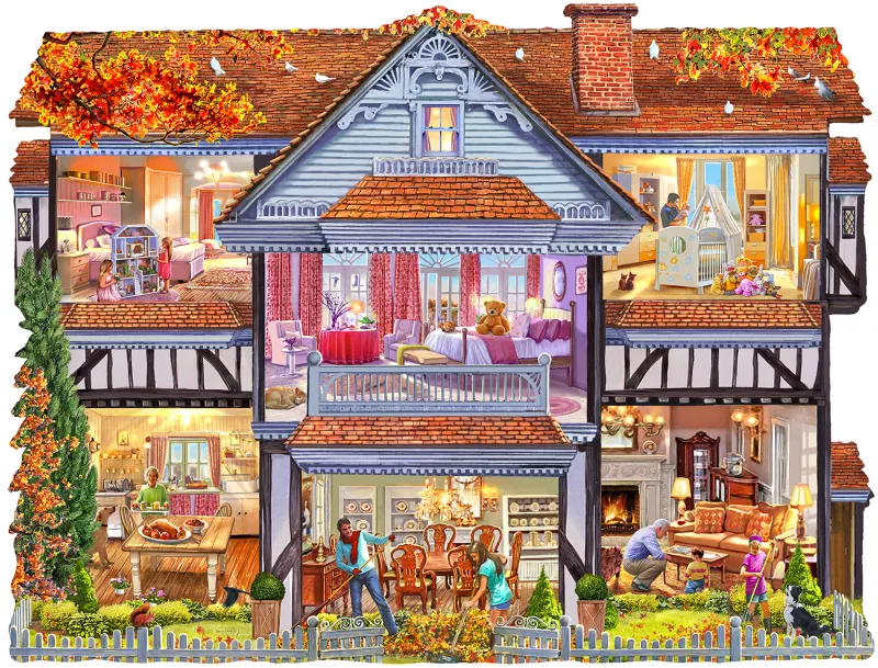 Steve Crisp - Autumn Country House