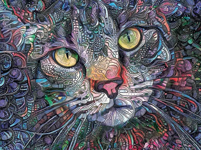 Kitty Cat Psychédélique