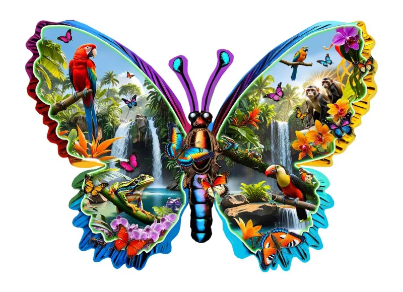 Pièces XXL - Créatures De La Forêt Papillon