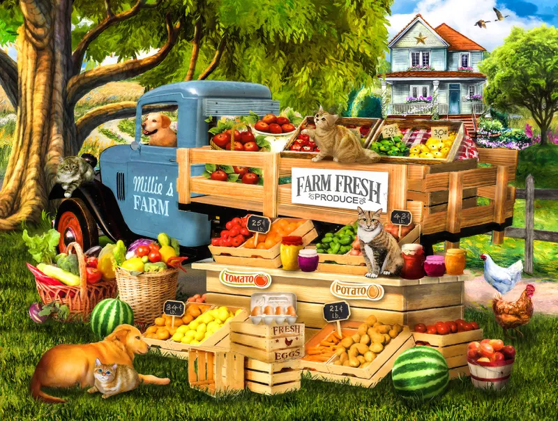 Pièces XXL - Fruits et Légumes de Millie