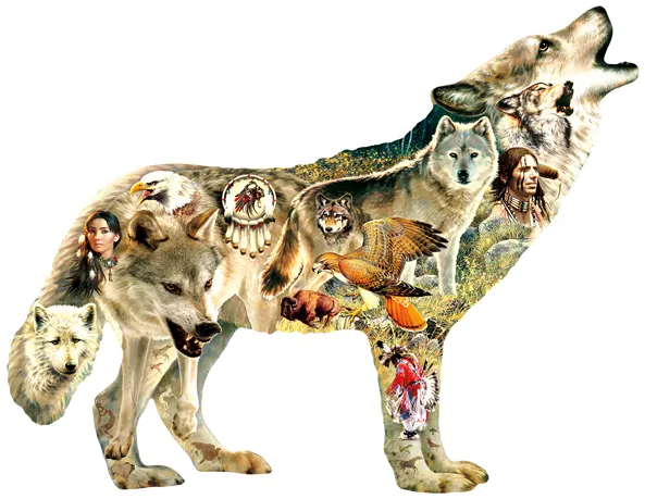 Greg Giordano - Native American Wolf