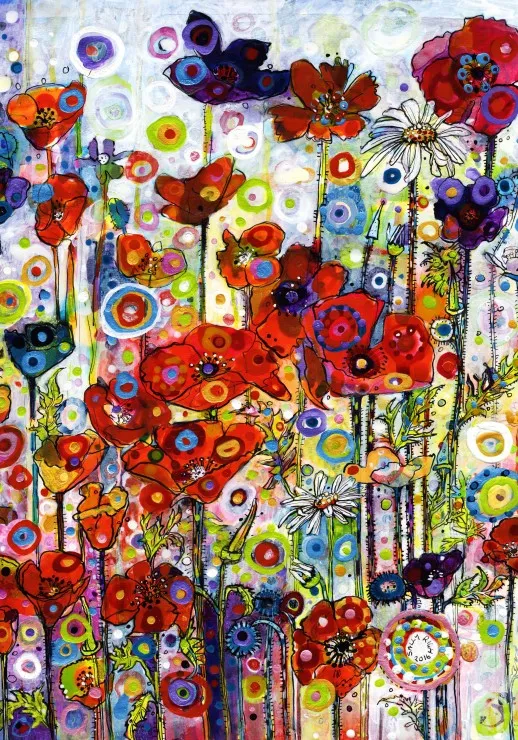 Sally Rich - Poppies - Portrait