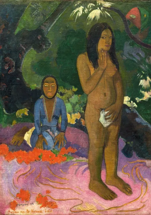 Paul Gauguin : Parau na te Varua ino (Mots du Diable), 1892