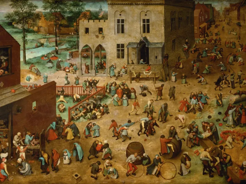 Brueghel Pieter : Les Jeux d'enfants, 1560
