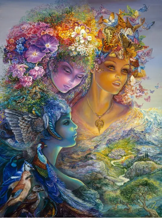 Josephine Wall - The Three Graces