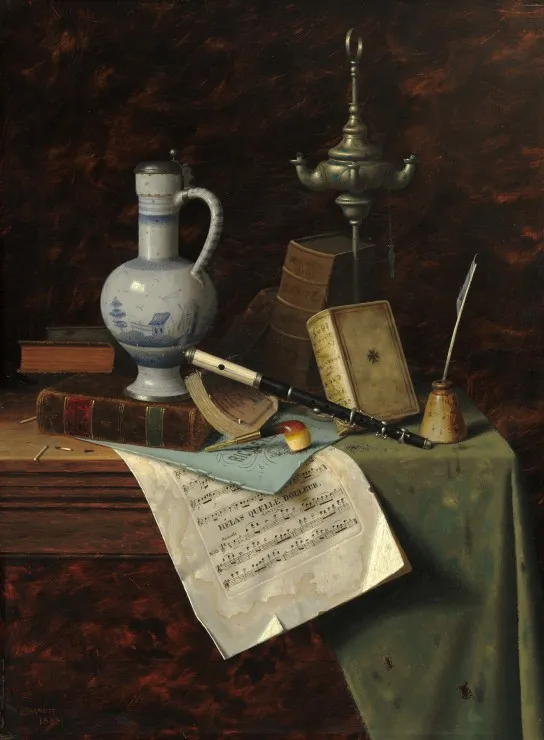 William Michael Harnett : Mes Trésors, 1888