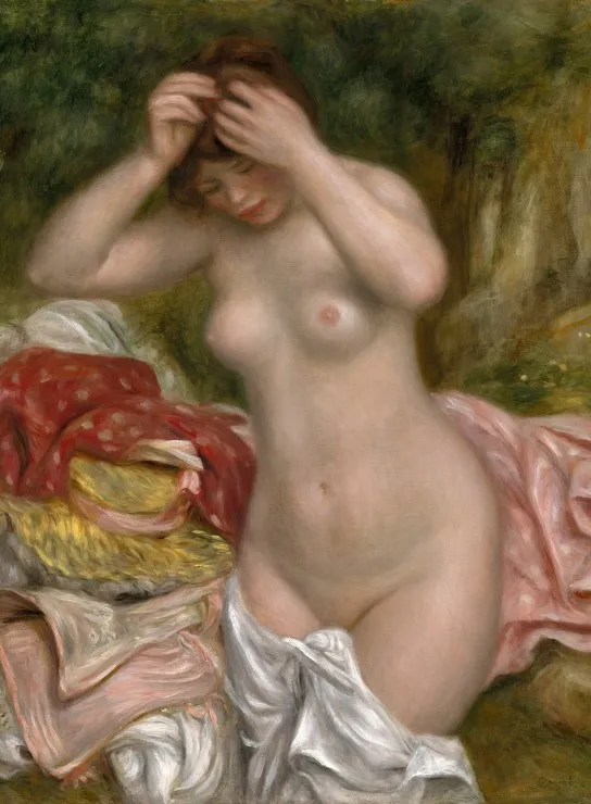 Auguste Renoir : Baigneuse Arrangeant Ses Cheveux, 1893