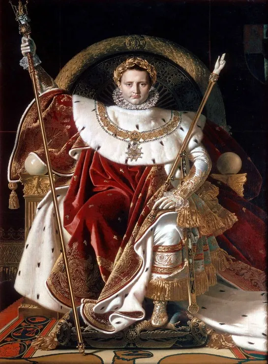 Jean-Auguste-Dominique Ingres : Napoléon sur le trône impérial, 1806