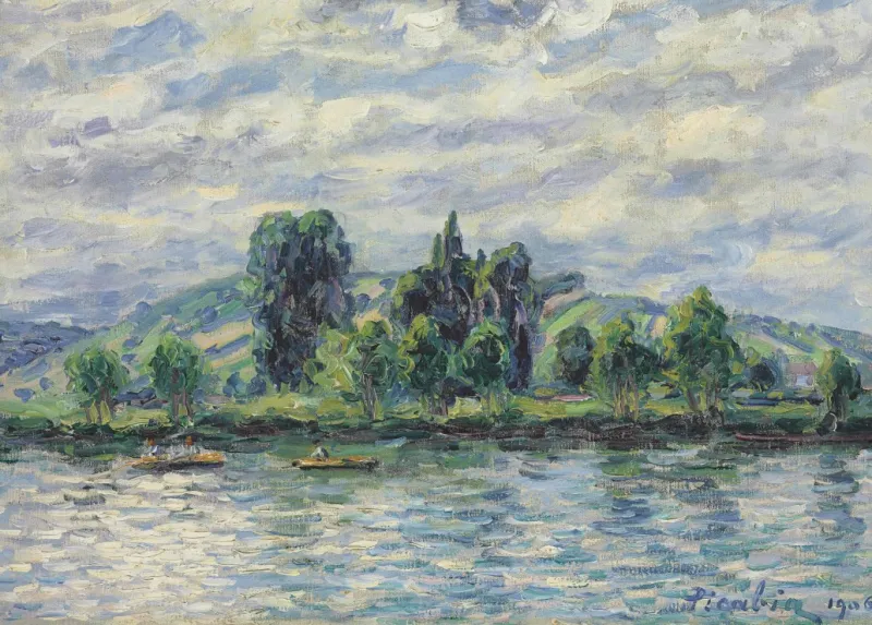 Francis Picabia - Bords de l'Yonne, Effet de Soleil, 1906