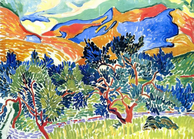 André Derain - Les Montagnes de Collioure