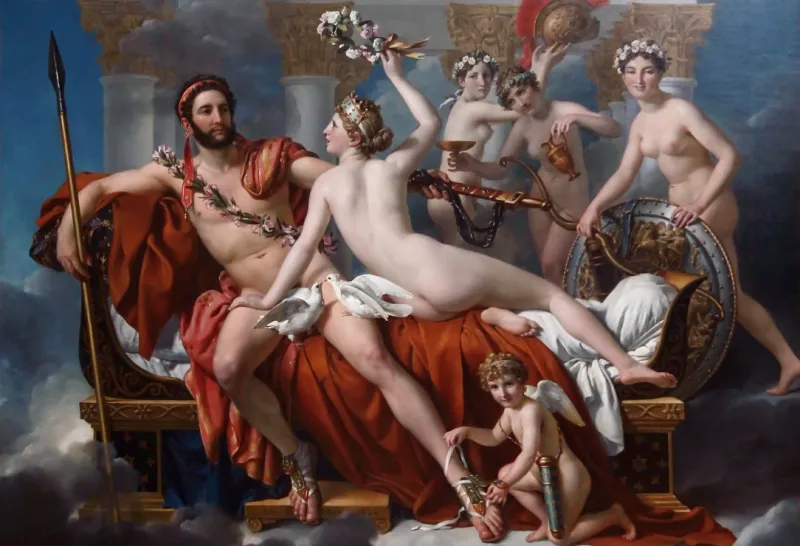 Pièces XXL - Jacques-Louis David: Mars désarmé par Vénus, 1824