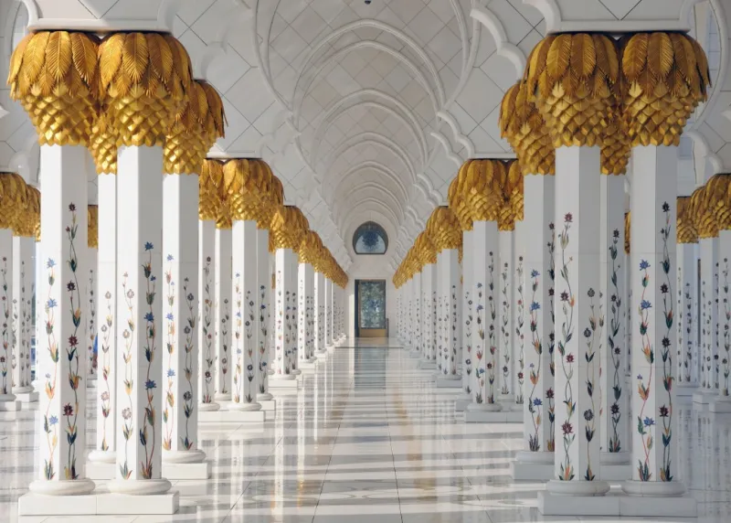 Mosquée Cheikh Zayed, Abou Dabi, Emirats Arabes Unis