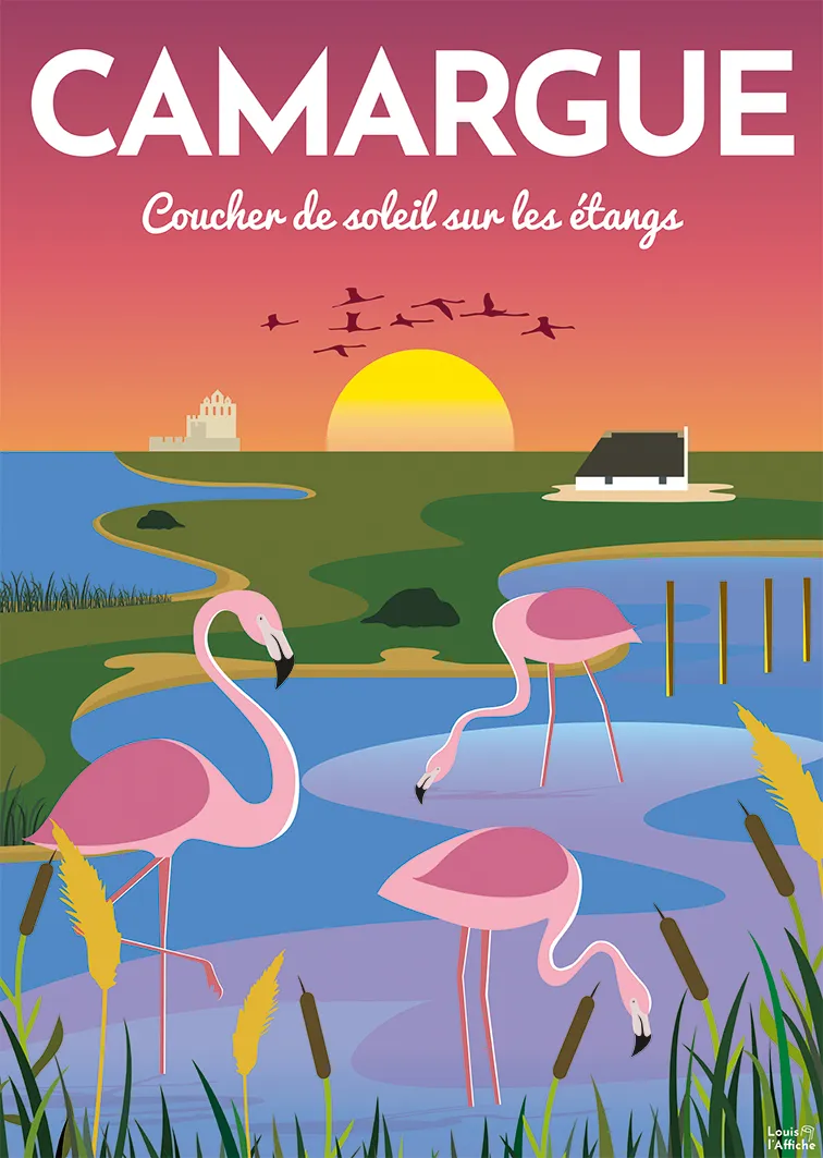 Affiche Camargue