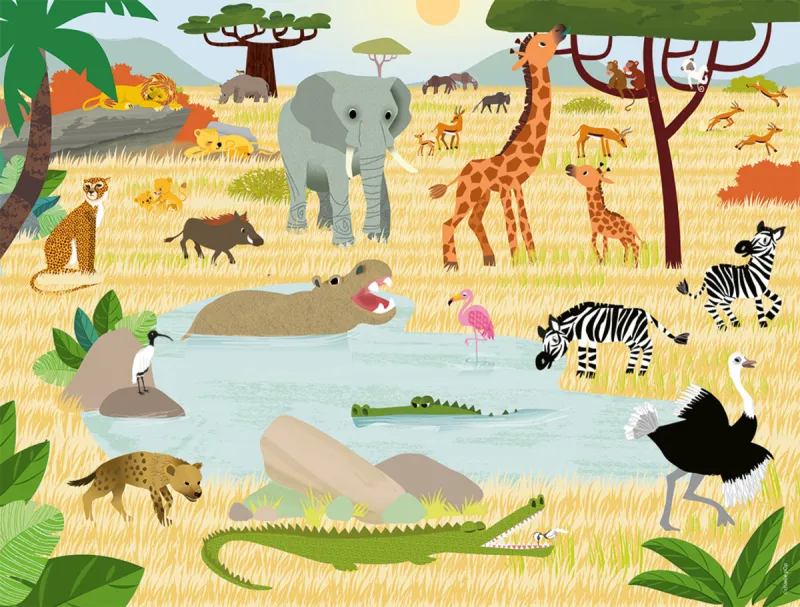 Animaux de la Savanne
