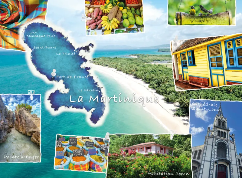Carte Postale de la Martinique
