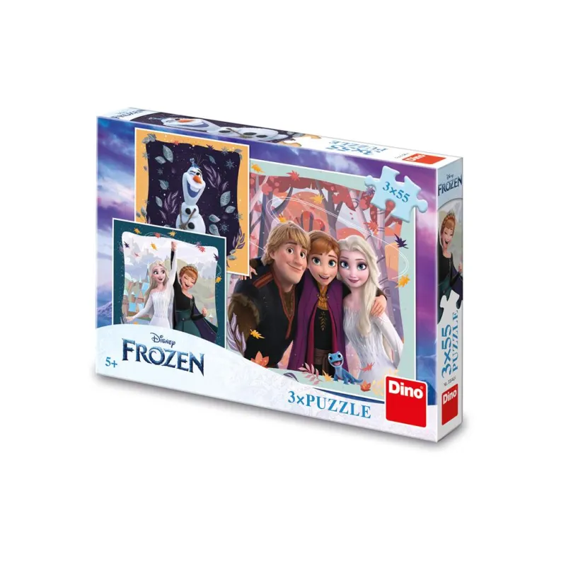 3 Puzzles - La Reine des Neiges : Joyeux Automne