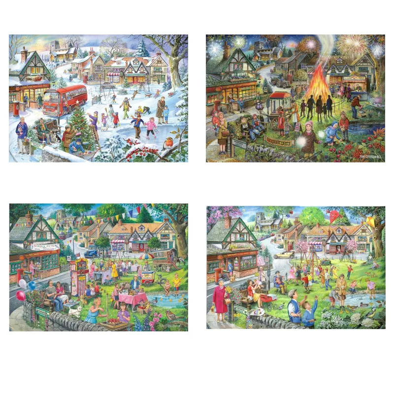 4 Puzzles - Au Fil Des Saisons