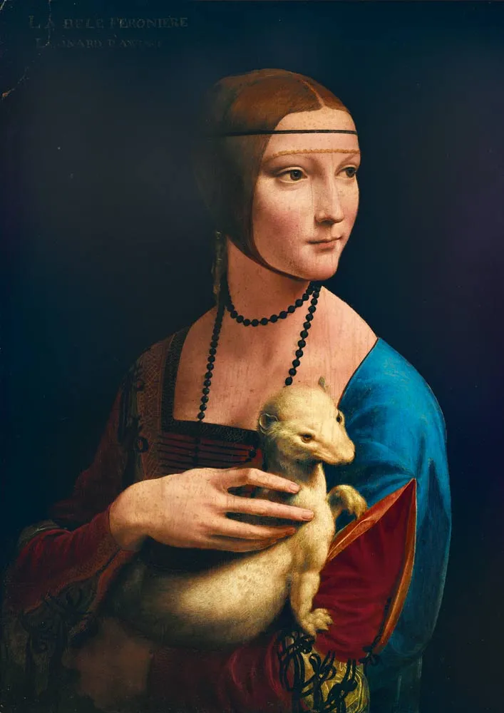Leonard De Vinci - La Dame à l'Ermine, 1489