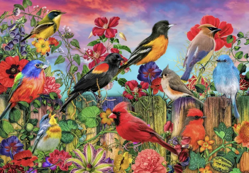 Birds and Blooms Garden