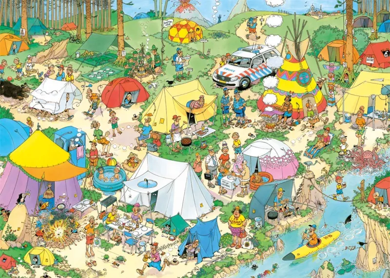 JAN VAN HAASTEREN - CAMPING NATURE (1000 PIECES)