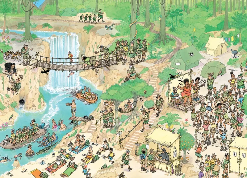 JAN VAN HAASTEREN - BIENVENUE DANS LA JUNGLE (1000 PIECES)