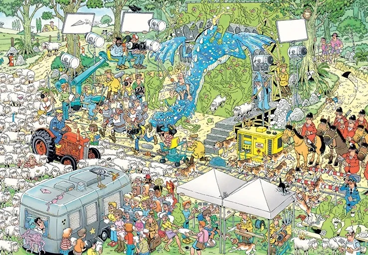 JVH LE PLATEAU DE CINÉMA (2000 PIÈCES)