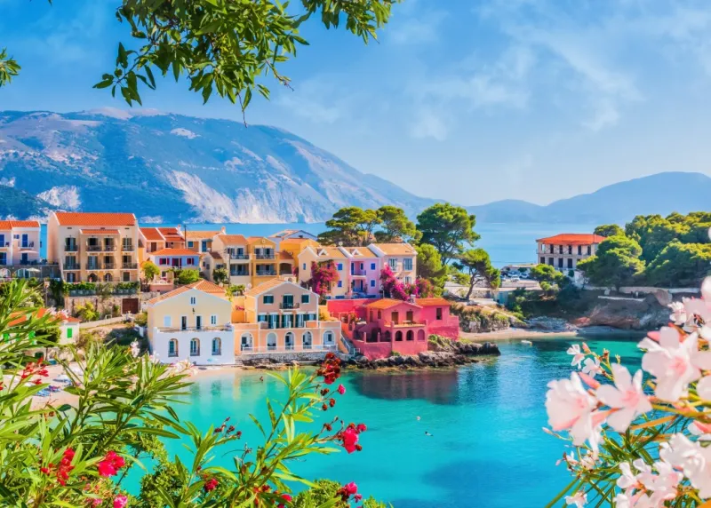 Village coloré d'Assos - Grèce