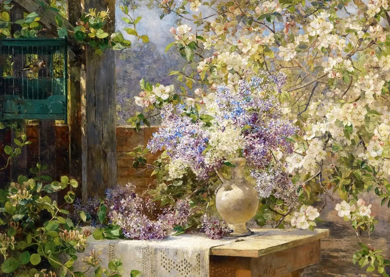 Marie Egner : Dans la Tonnelle Fleurie