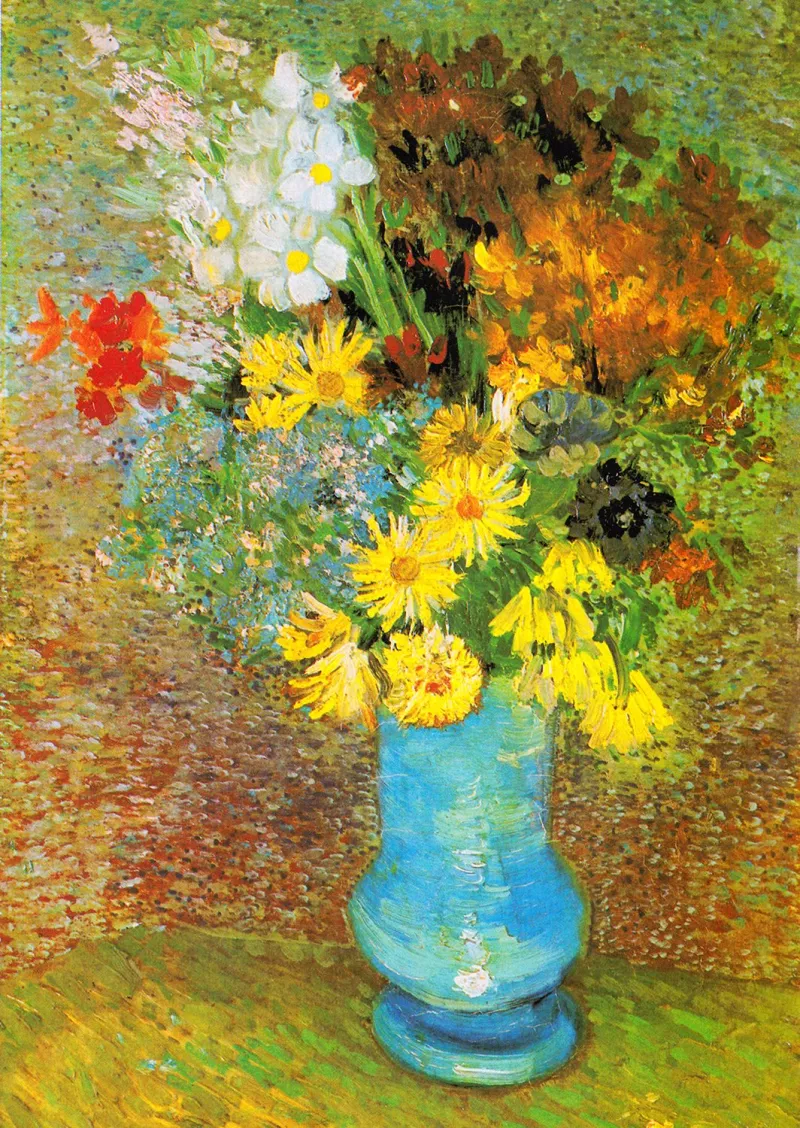 Vincent Van Gogh : Vase avec marguerites et anémones