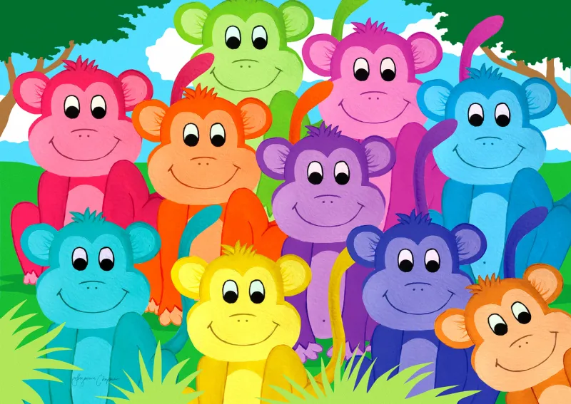 Les Singes Arc-En-Ciel