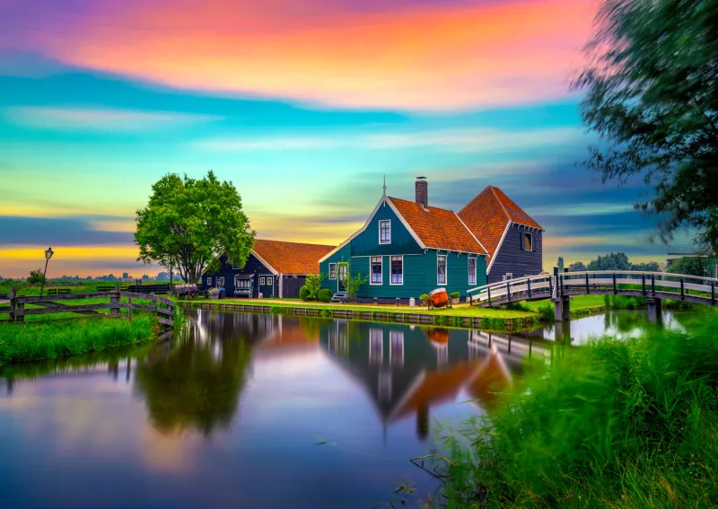 Ferme aux Pays-Bas