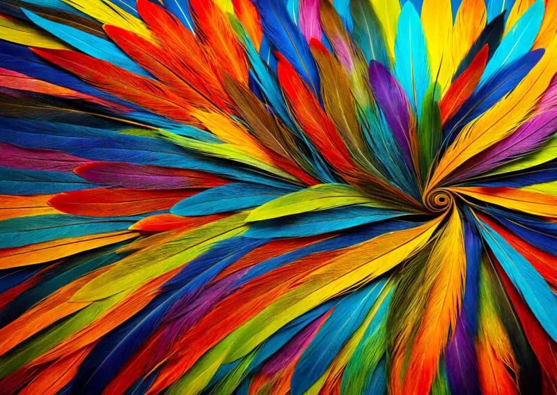 Colorful Feathers