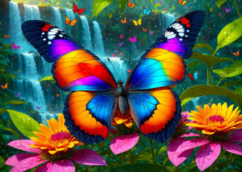 Papillon dans la Forêt