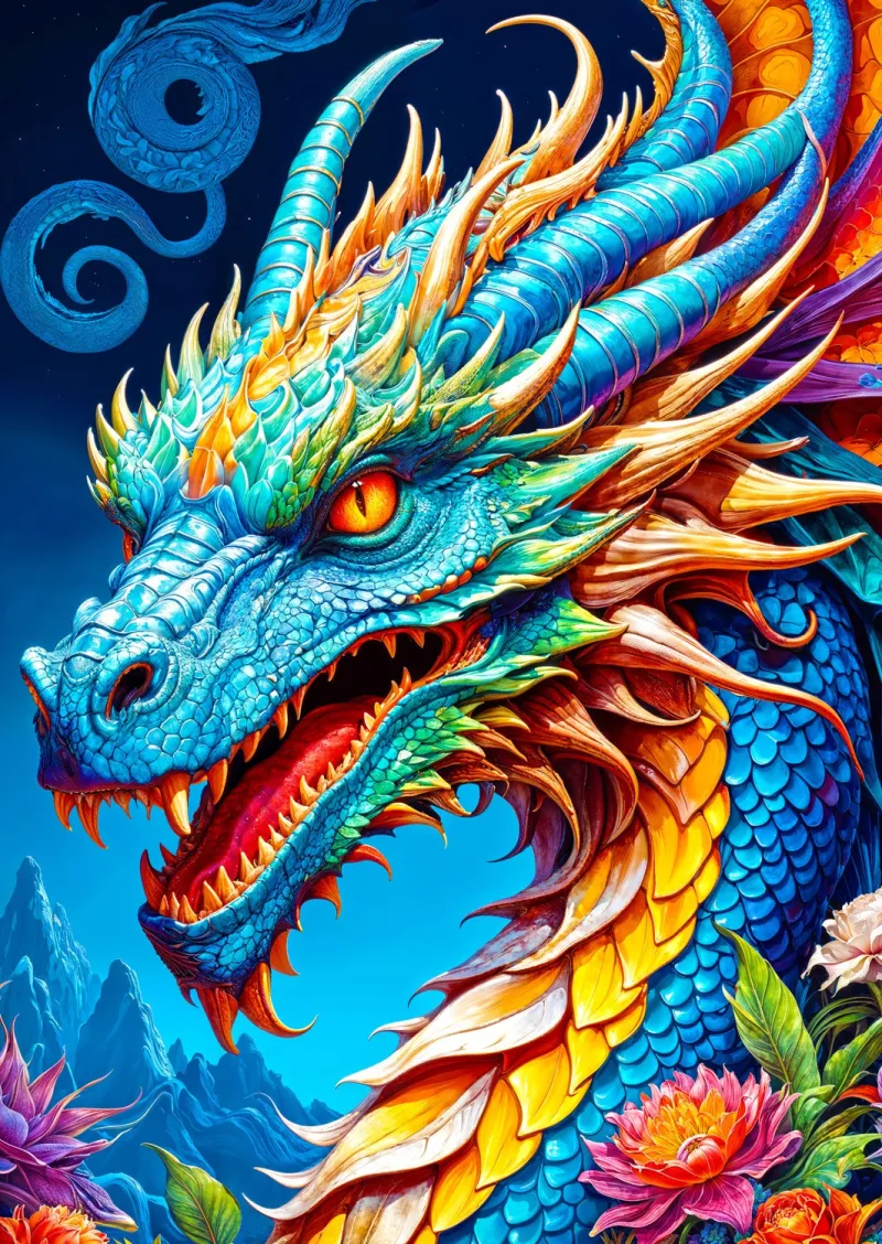 Dragon Bleu
