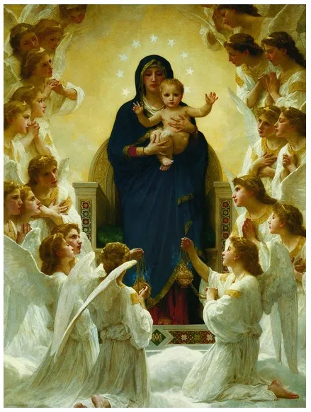 William A. Bouguereau : Vierge avec Anges