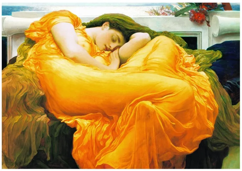 Frederick Lord Leighton : Flaming June