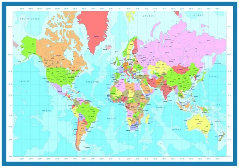 Carte du monde
