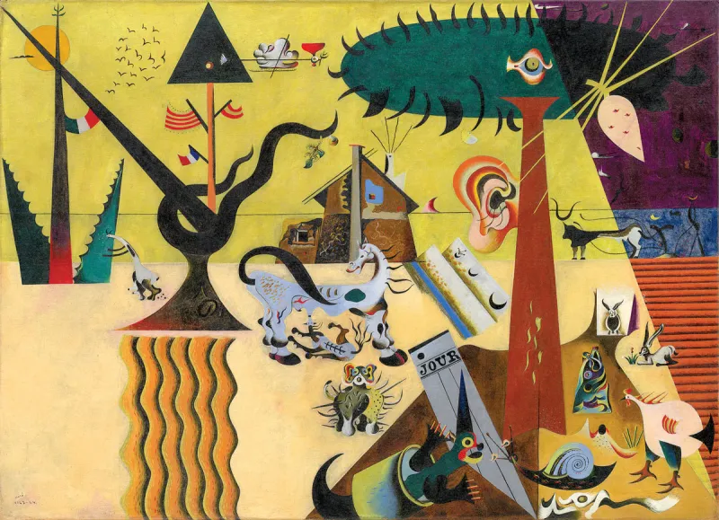 Joan Miro - The Tilled Field