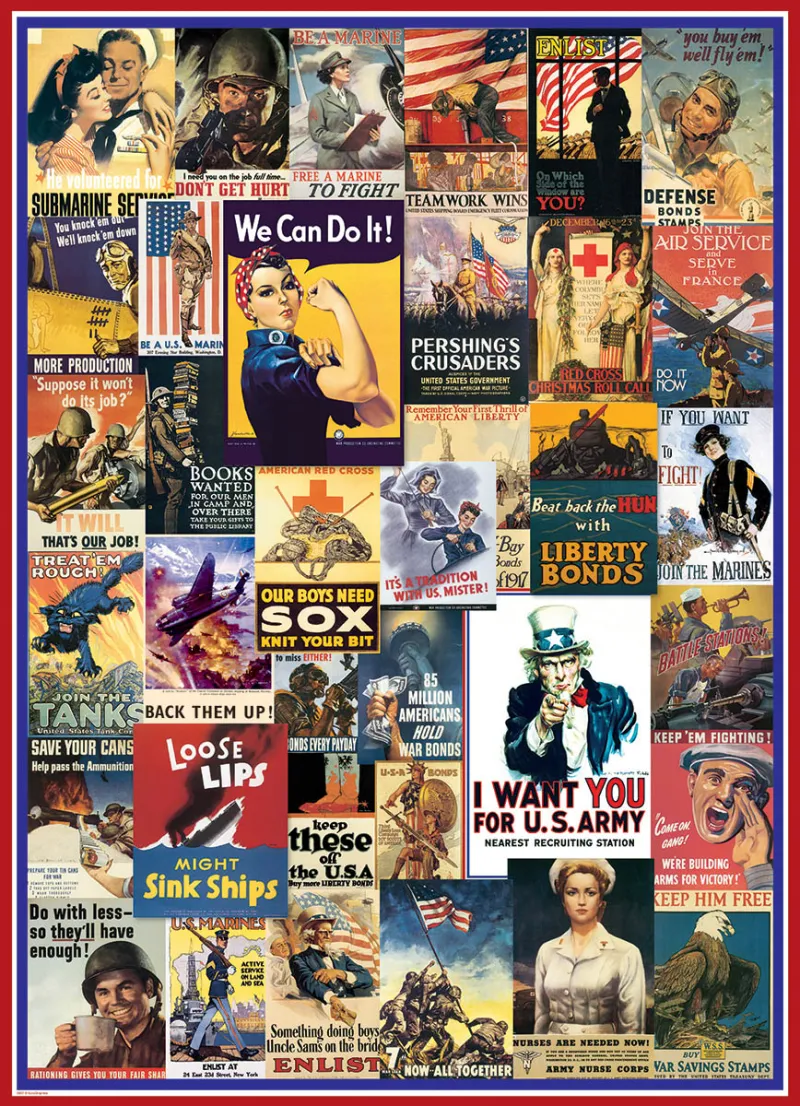 World War I & II Vintage Posters