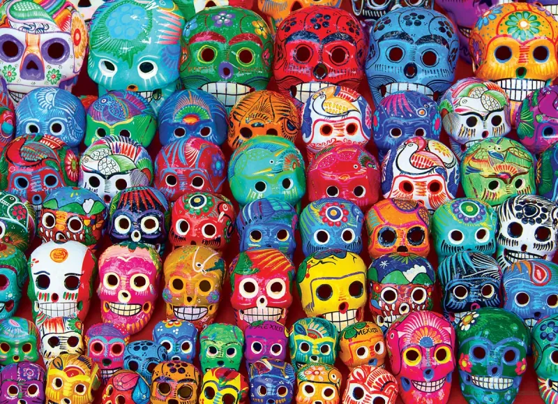 Crânes Traditionnels Mexicains