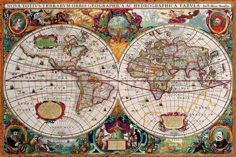 Antique World Map